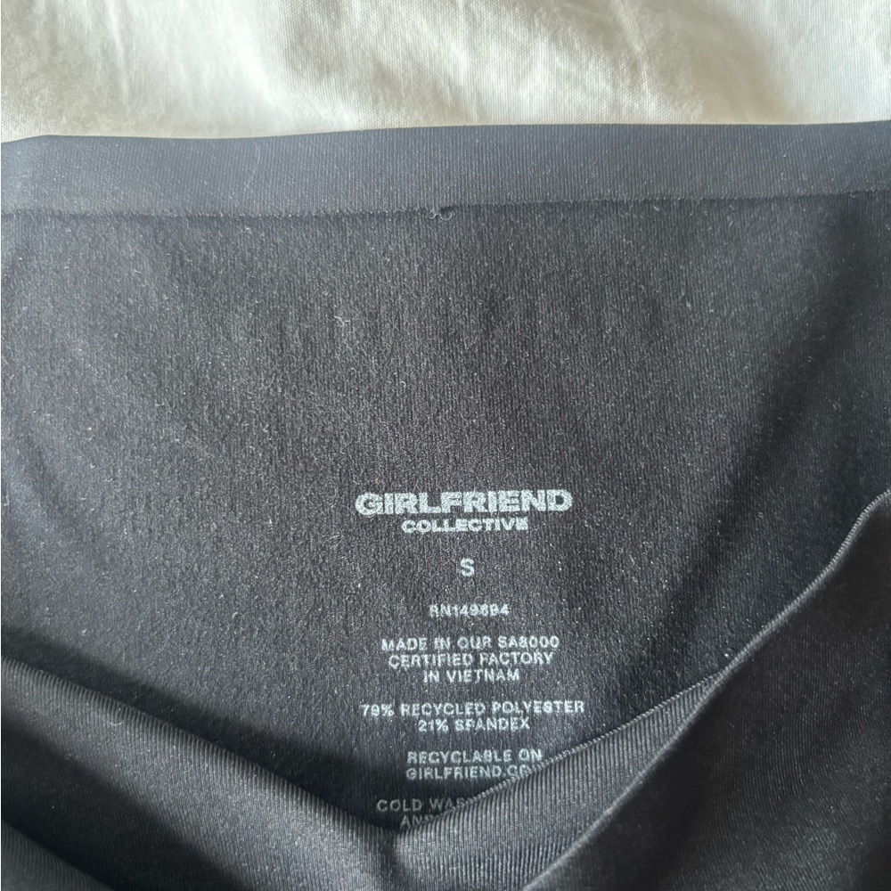 NWT Girlfriend Collective Marla Pilates Wrap Top, S - Picture 3 of 5
